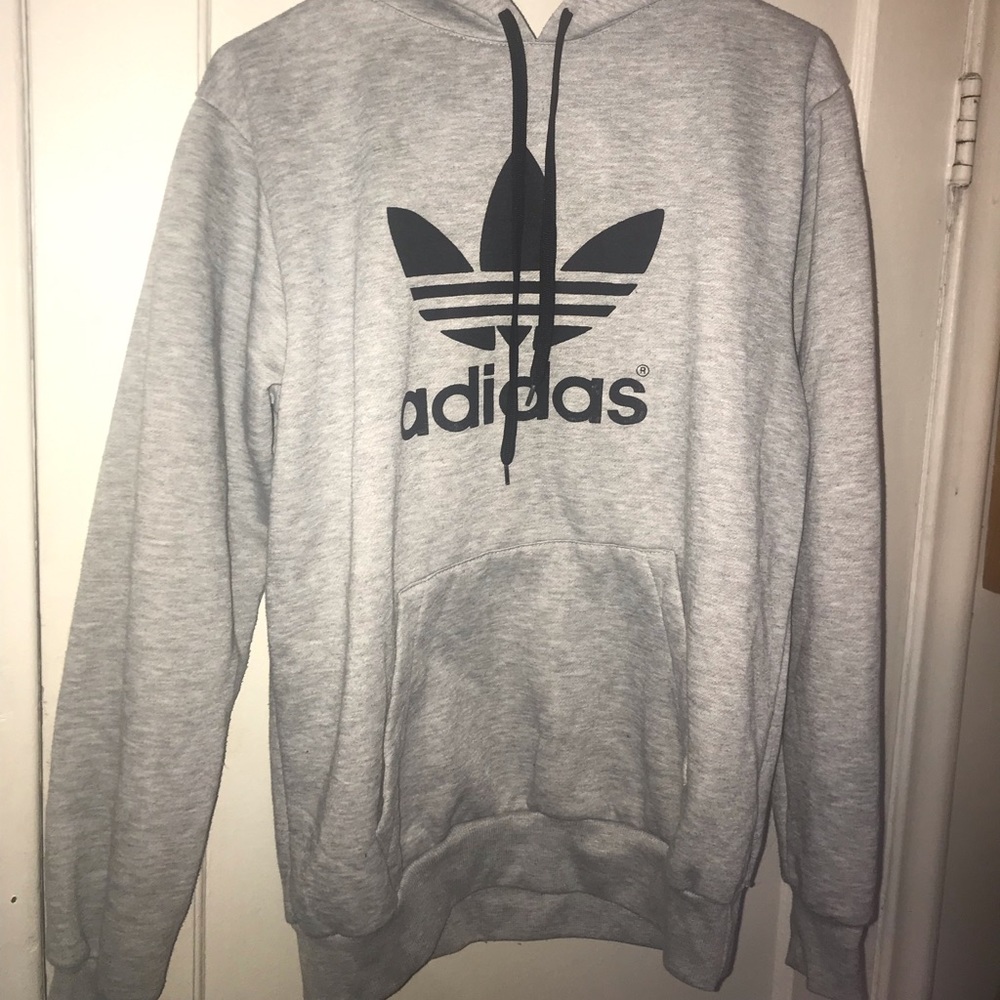 Grey Adidas Hoodie